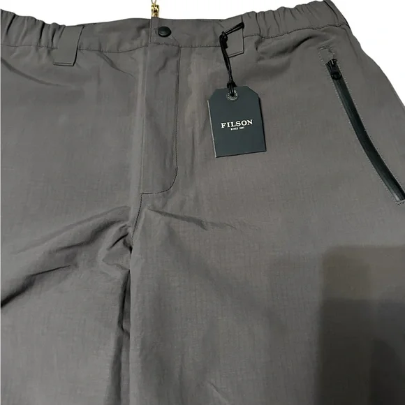 FILSON Swiftwater Rain Pants Mens L Raven Waterproof Fly Fishing Wading NWT